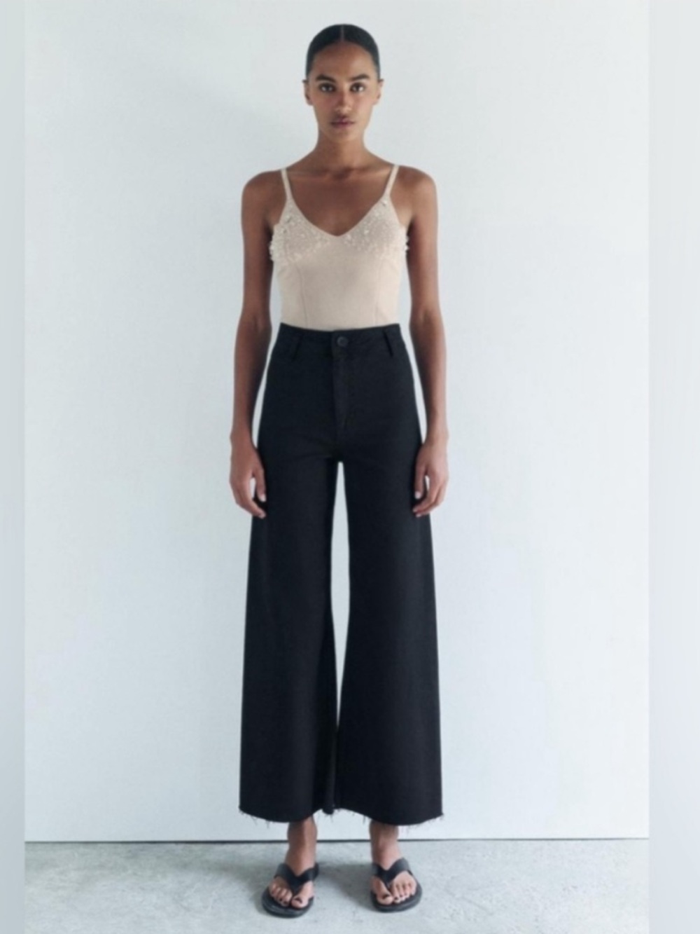 Zara Black Marine Jeans size 4